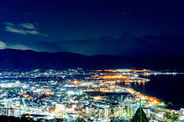 Fototapeta premium 立石公園からの諏訪湖