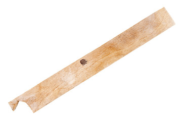 Rectangular piece of birch plywood