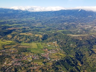 Fototapeta premium Aerial view in Costa Rica (8)