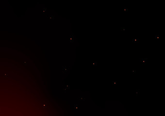 火の粉のイメージ背景イラスト　横