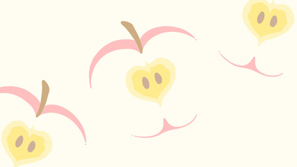 リンゴの背景・デスクトップ用・壁紙