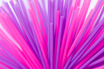 Obraz premium colorful stick texture abstract macro blur background