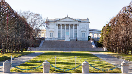 building in Arlington Cemetery