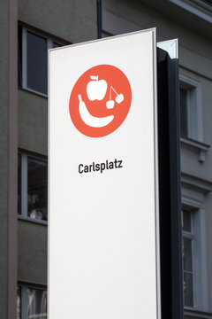 Carlsplatz in Dusseldorf, Germany
