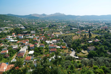 Fototapeta na wymiar View of Bar city, Montenegro