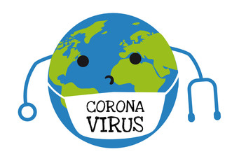 Covid-19 Coronavirus Illustration