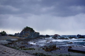 猫の形をした猫岩