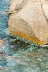 Giglio island from Porto Santo Estefano in Monte Argentario Grosseto Tuscany Italy
