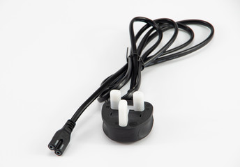 Cable for computer, printer black with English feeder