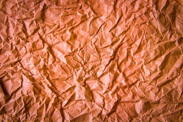 Antique, abstract, vintage paper background, paper texture, paper relief. Orange color.