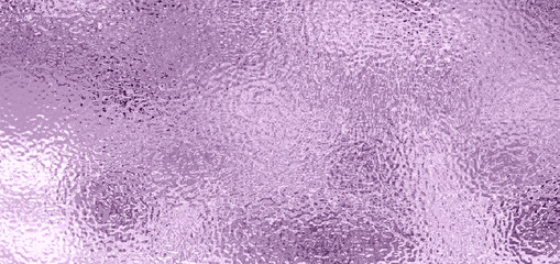 Purple transparent rippled matte glass background	