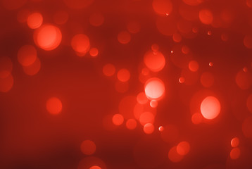 Ruby red bokeh background with soft blur bokeh light effect, background bokeh