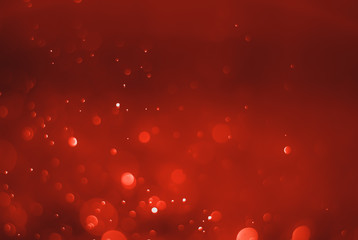 Plakat Ruby red bokeh background with soft blur bokeh light effect, background bokeh