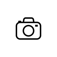 Camera Icon in trendy flat style isolated on grey background. Camera symbol for your web site design, logo, app, UI. Vector illustration, EPS10.