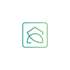 Environmental green Nature Logo Design Template.