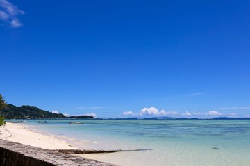 Fototapeta na wymiar Lagon des Seychelles, Mahé