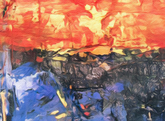 Fototapeta na wymiar Abstract painting oil background texture.