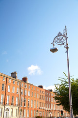 Fototapeta na wymiar The Georgian area of Dublin, Ireland