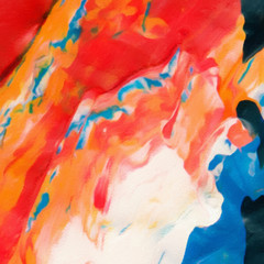 Multicolor brush strokes in oil structure. Grunge fine art mixed media texture. Artistic detailed background. Interesting designed pattern. Prints backdrop.