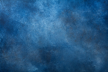 Fototapeta na wymiar Texture of navy blue painted wall background.