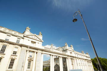 Leinster house, the Government buildings in Dublin, Ireland