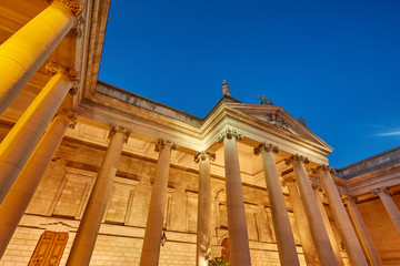 The Bank of Ireland in College Green in Dublin City, Ireland