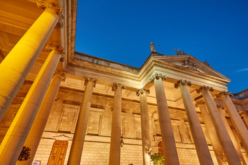 The Bank of Ireland in College Green in Dublin City, Ireland