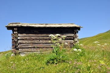 Hütten im Grödnertal