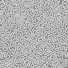 Labyrinth abstraction seamless pattren. Simple curved line. Modern and stylish. Design for wallpaper, fabric, textile, websites, shops, labels.