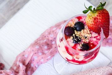 Gelatina de fresa