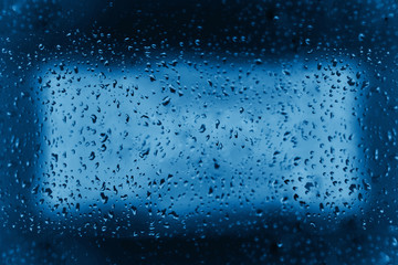 Abstract Water Drops Background with copy space.