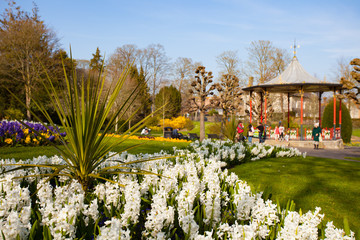 The Bandstand in Borough Gardens In Dorchester