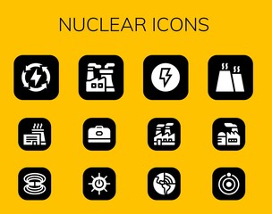 nuclear icon set