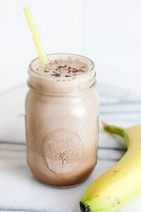 Banana And Cocoa Tofu Smoothie