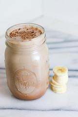 Banana And Cocoa Tofu Smoothie