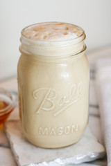 Frothy Honey Latte