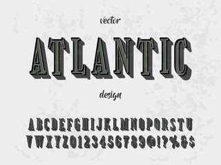 Font. alphabet Script .Typeface handcrafted handwritten vector label design old style. vintage Hand Drawn.Retro Typography.Vector Illustration