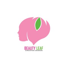 beauty salon logo design icon template