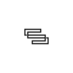 SS Letter Logo Design Vector