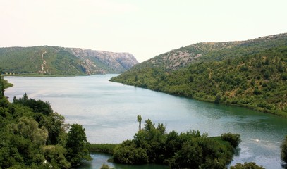 Fototapeta na wymiar lake in N.P. Krka, Croatia