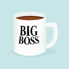 Boss mug icon.