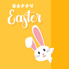 Easter rabbit, easter Bunny. Vector illustration.