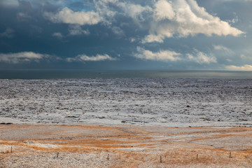 sea and sky Icelandic landscape