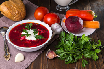 Image with borsch.