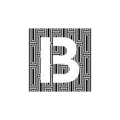 BB B logo design icone