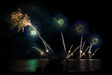fireworks in pattaya 2020