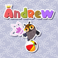 Original spelling of the name Andrew.