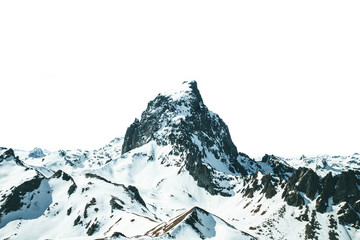 Fototapeta na wymiar Pic du midi d Ossau, montagne dans les Pyrénées en France