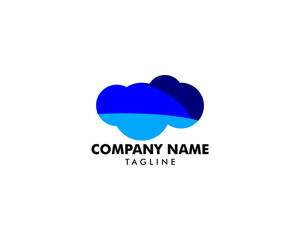 Cloud logo design template vector icon