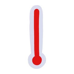 vector thermometer icon